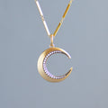Crescent pendant