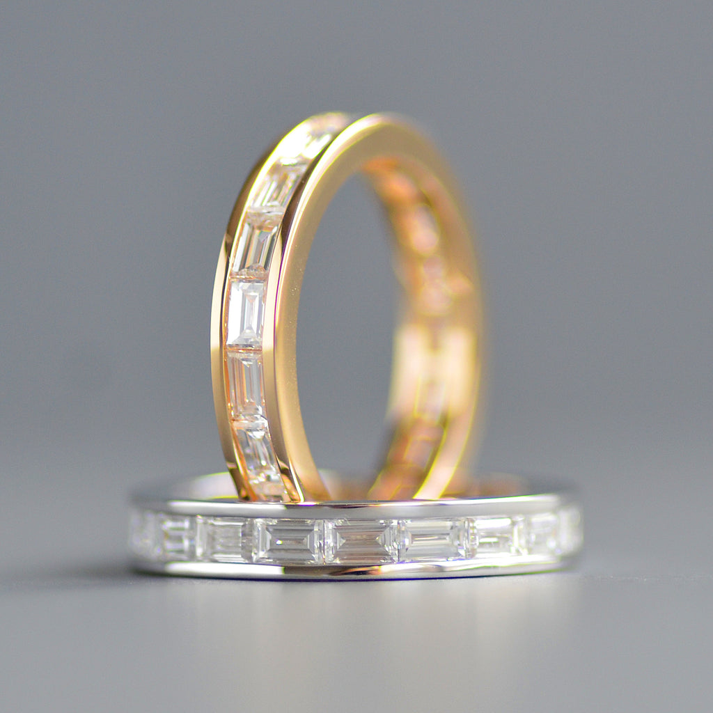 Baguette eternity band