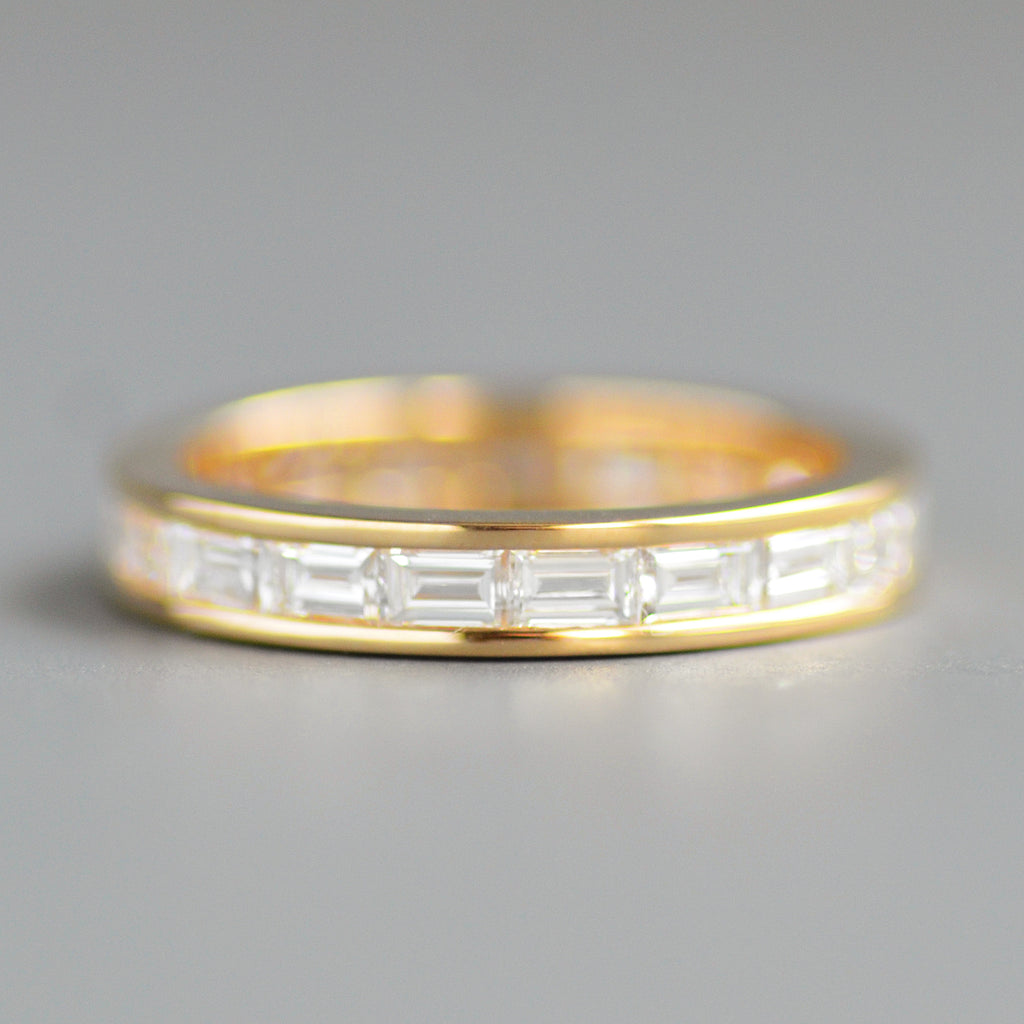 Baguette eternity band