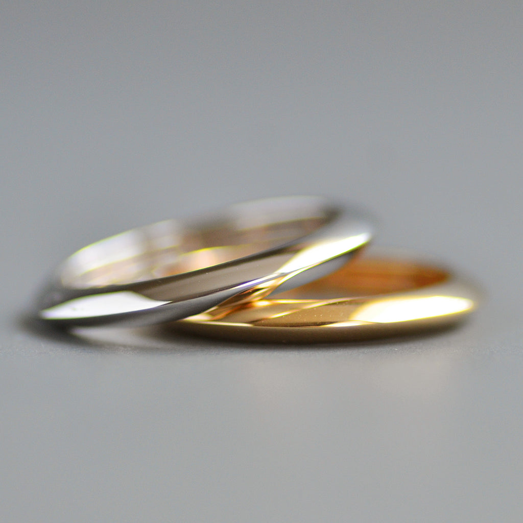 Knife edge eternity band