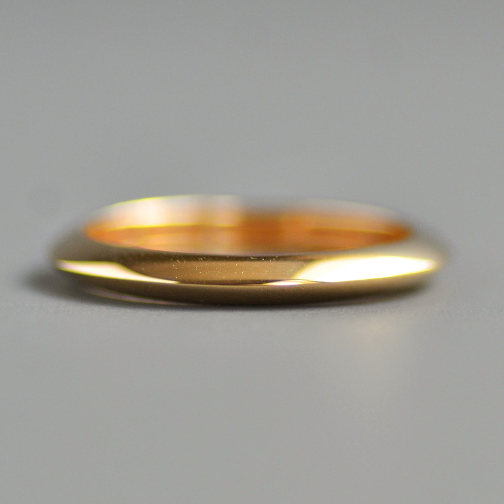 Knife edge eternity band