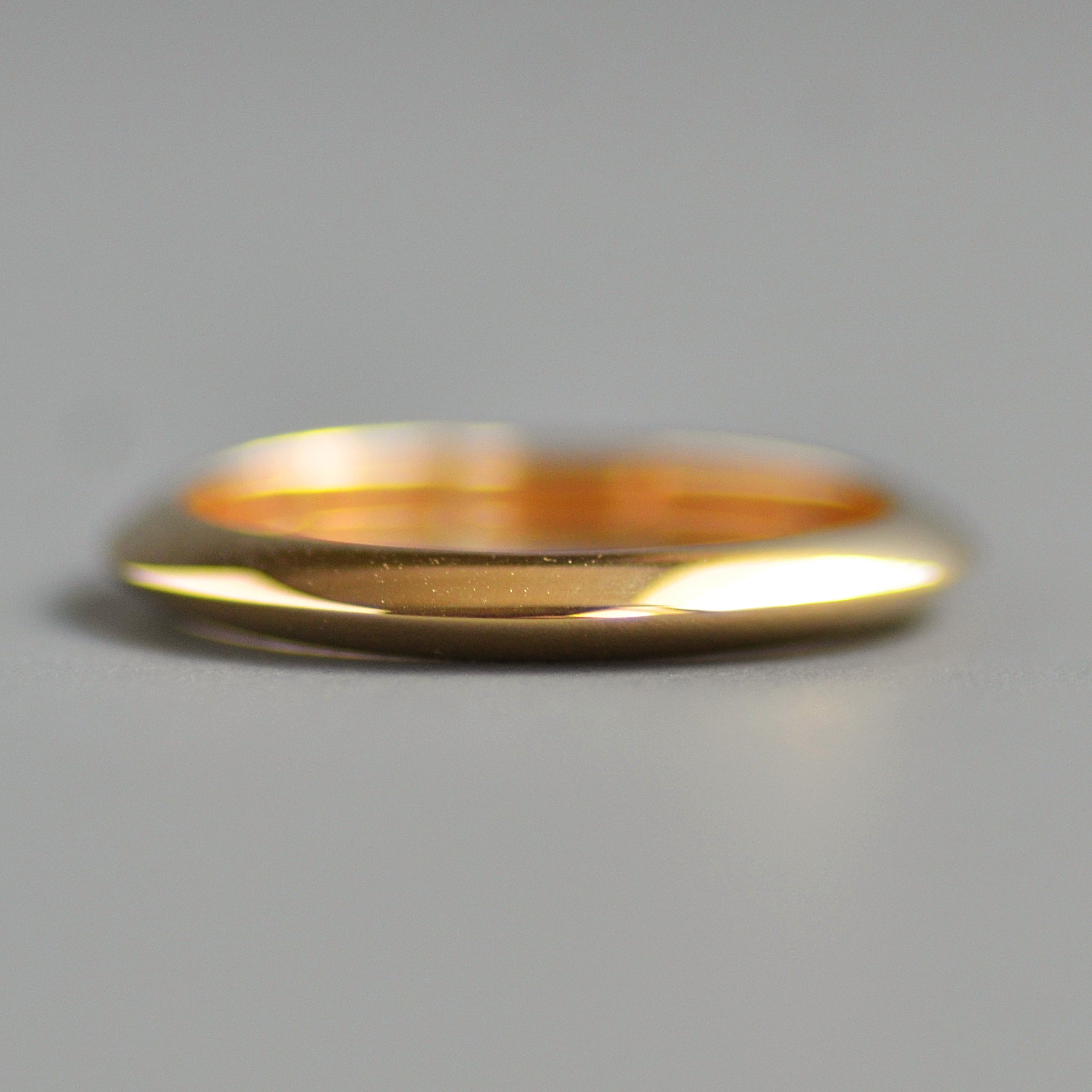 Knife edge eternity band