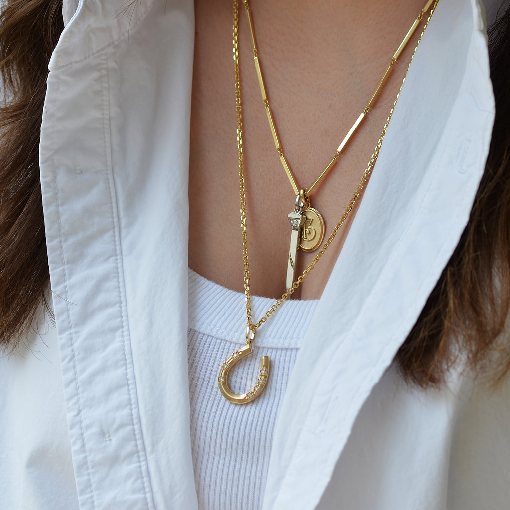 French cable chain in 14k gold
