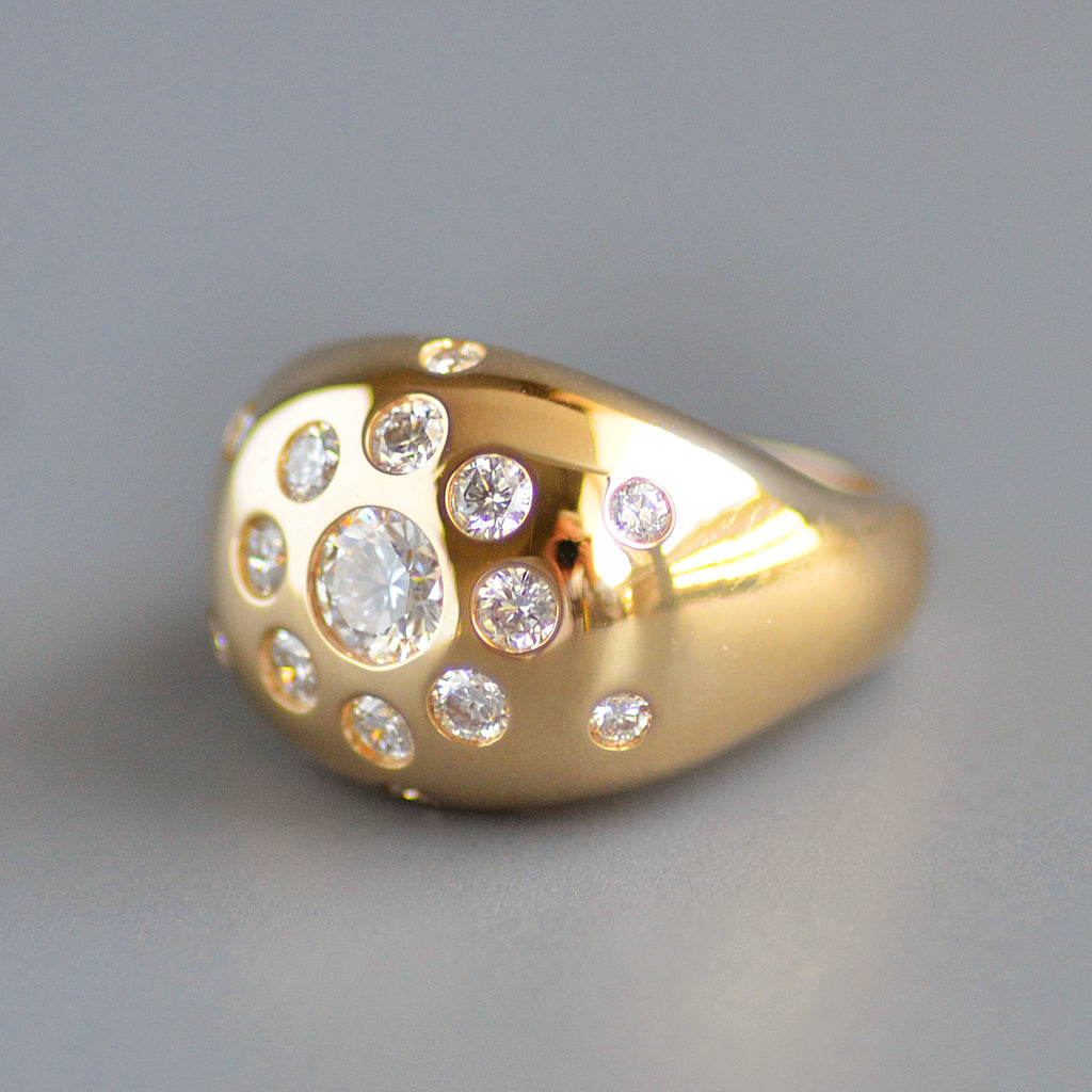The bombe pinky ring
